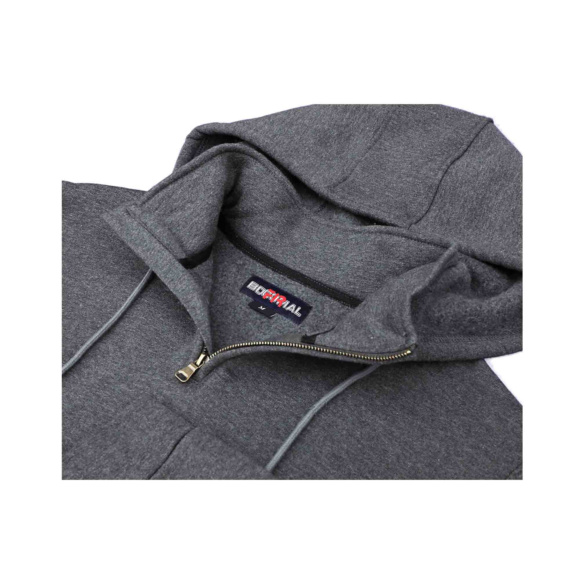 10.5 OZ Classic 1/4 Zipper Pullover Hoodies/Solid Color-4509