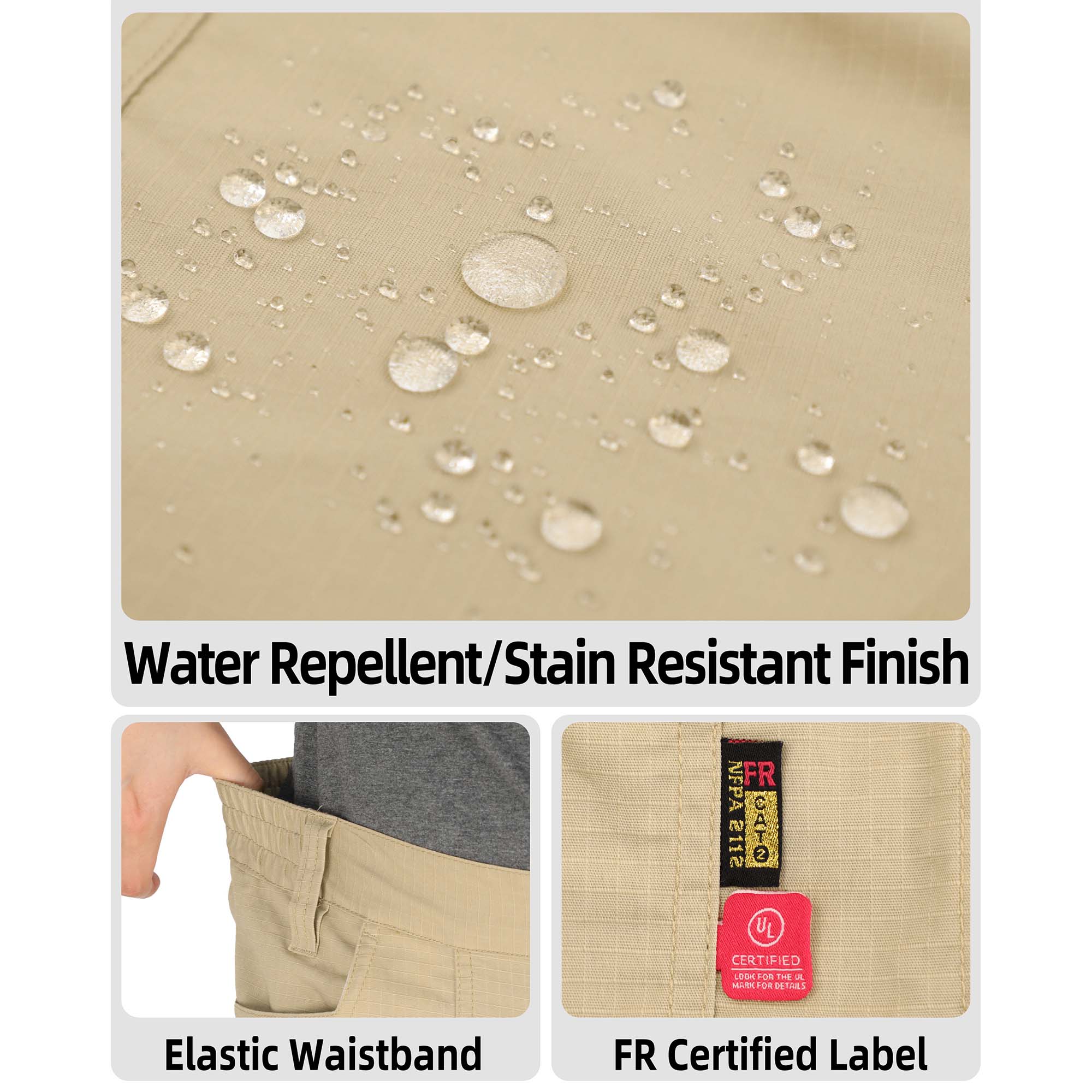 7OZ Lightweight FR Work Cargo Hiking Pant - B428