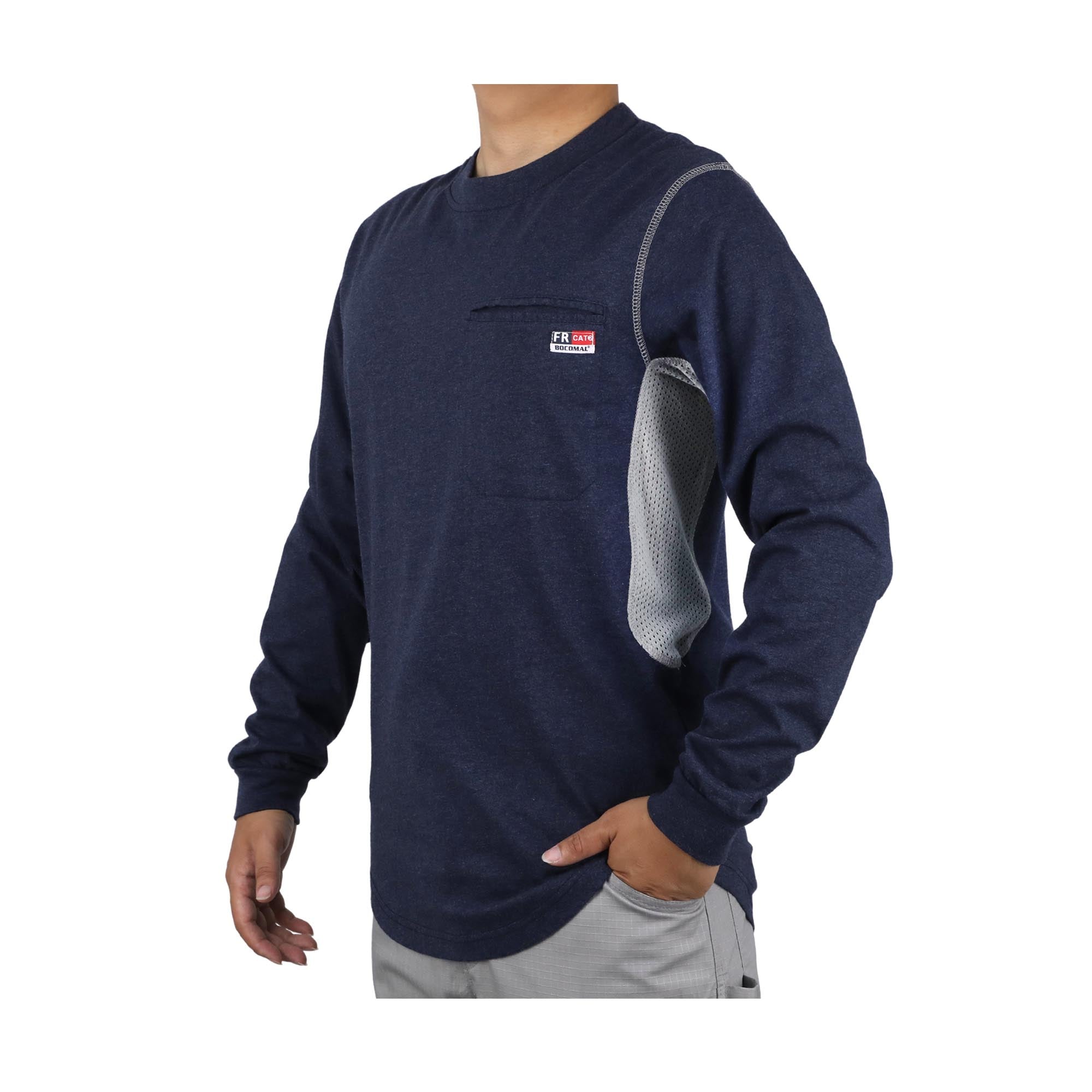 6OZ Buttonless Pullover T-Shirts/Breathable Vented Design-6022