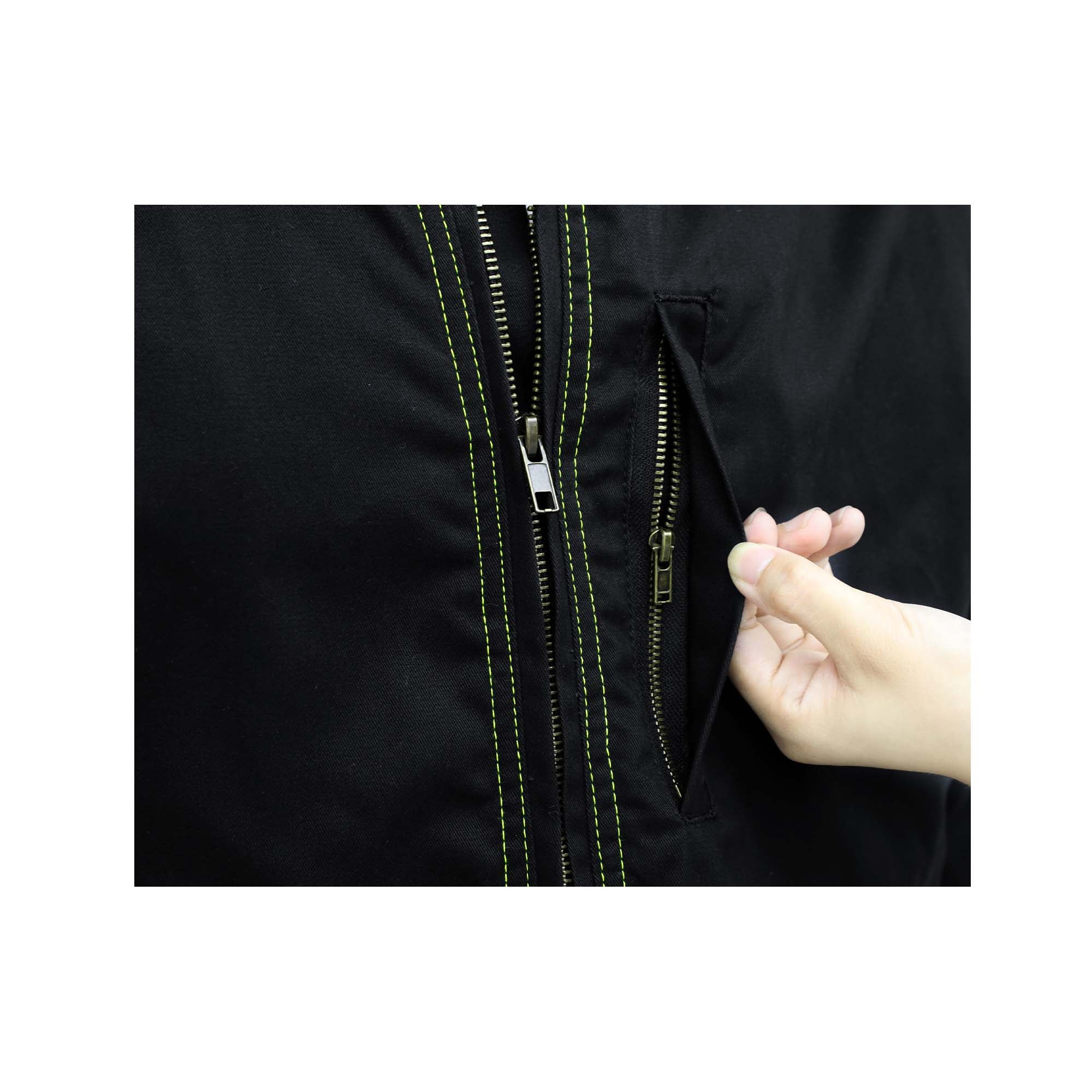 Lined Jacket Water/Rain Repellent and Oil Resistant/Fleece Lining-1426