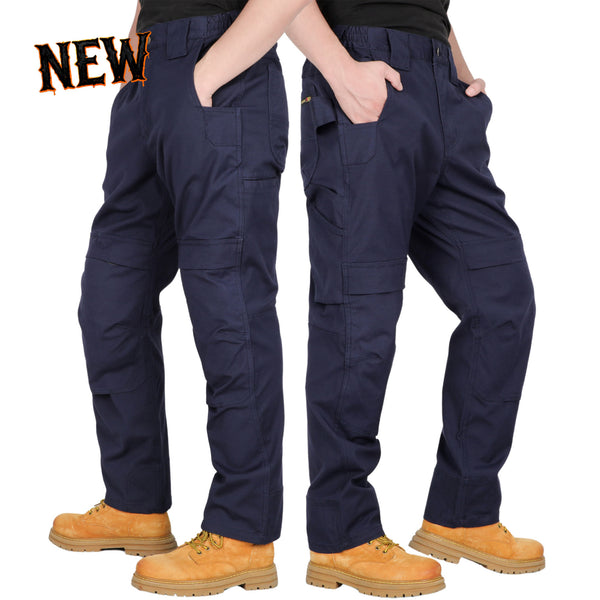8.5OZ Midweight Relaxed Fit Stretch Canvas Cargo Pants