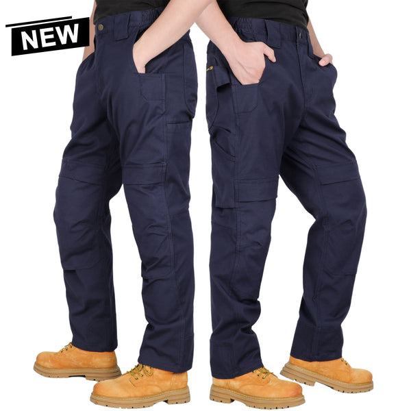 8.5OZ Midweight Relaxed Fit Stretch Canvas Cargo Pants