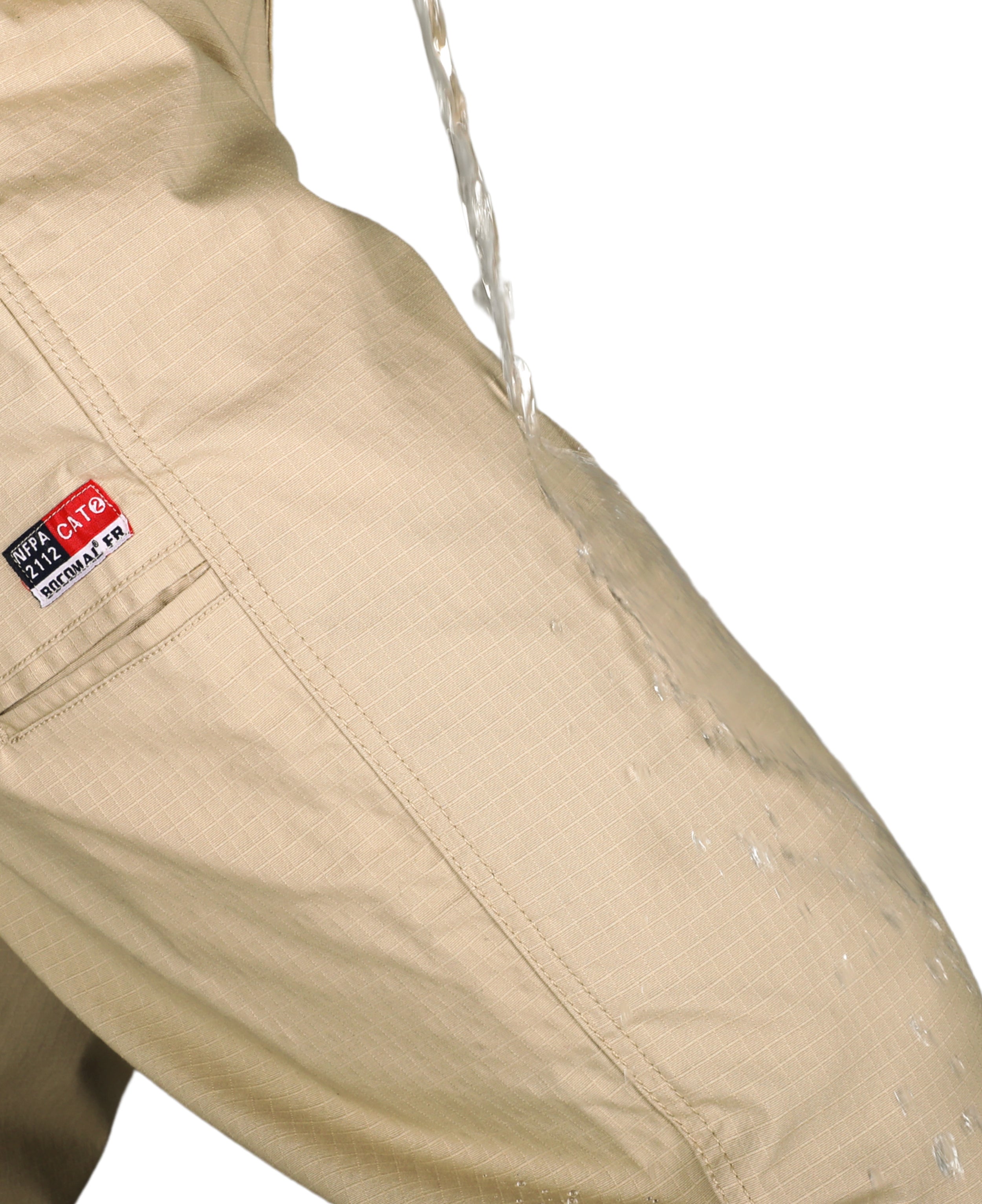 6OZ Light Weight Casual Style Rip Stop Pants/Water Repellent-2228
