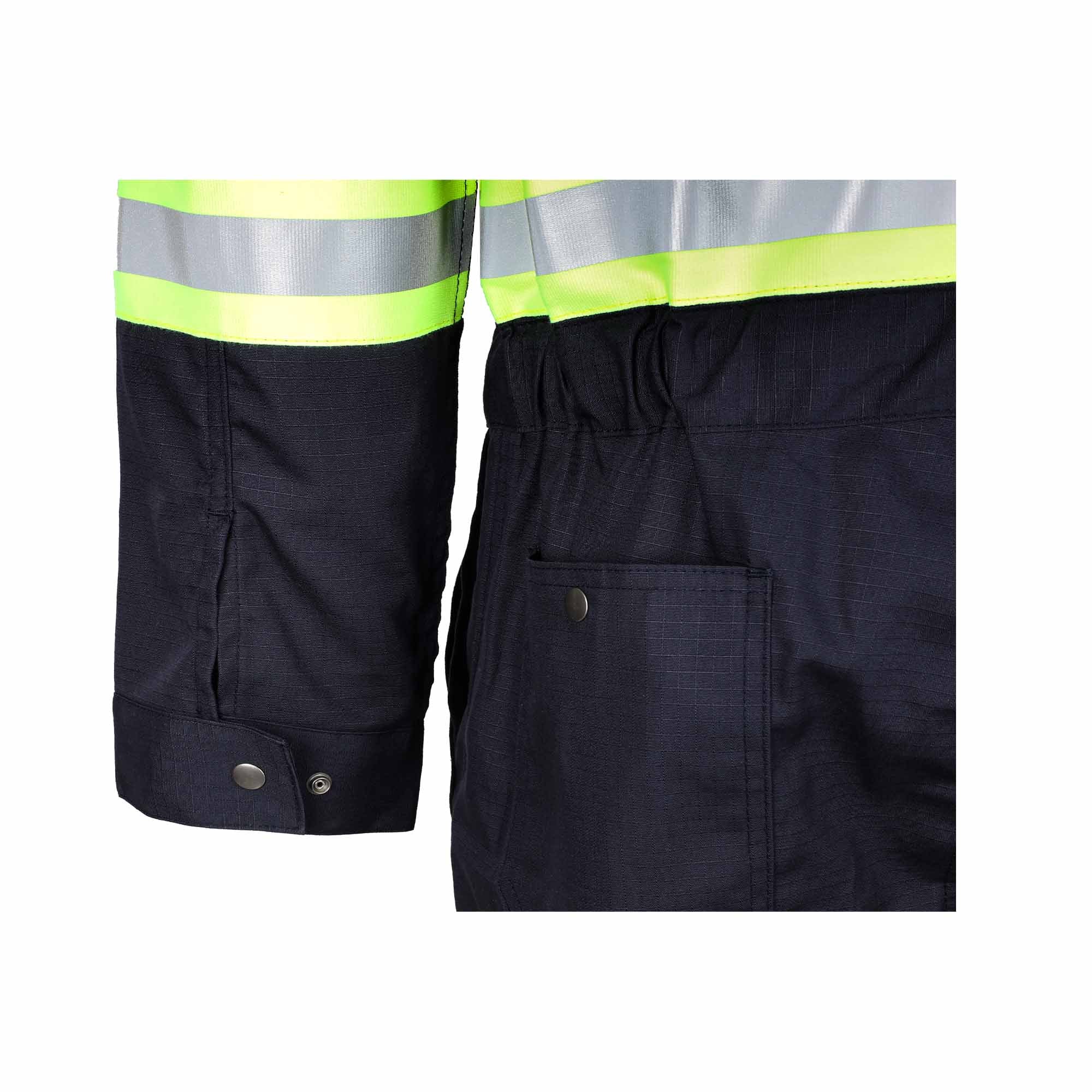 6OZ Hi Vis Coveralls With 2inch Reflective Taps-2128HV