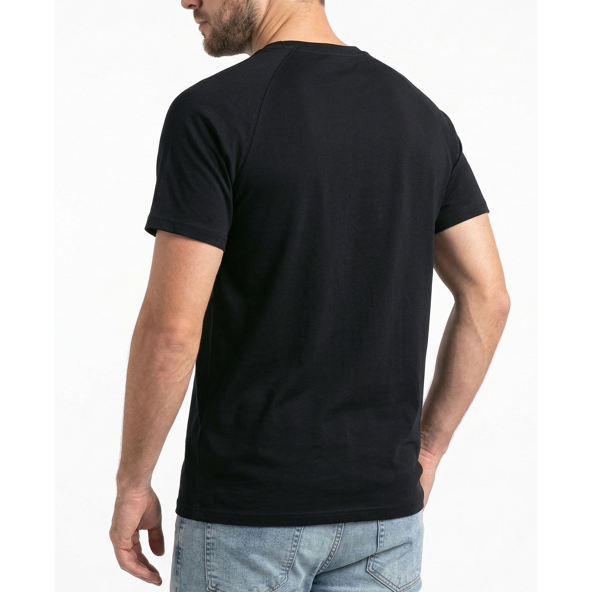 5.5OZ Lightweight Henley Short Sleeve T-Shirts(NON-FR) - TS011M