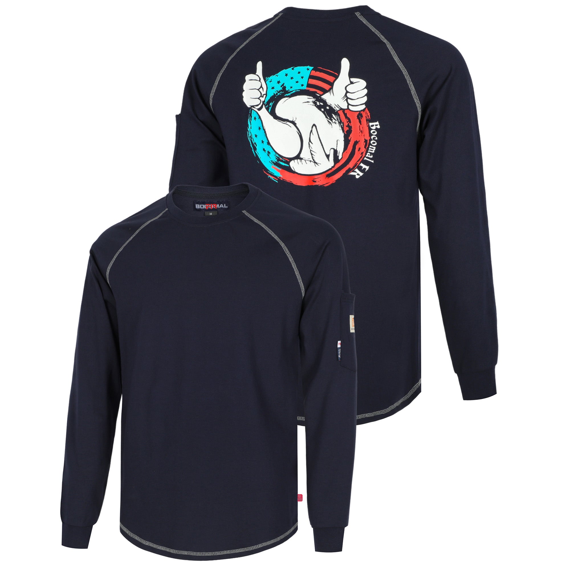 Printed Series Flame Resistant NFPA2112 CAT2 Work T-Shirt/Hoodies(Final Sale)