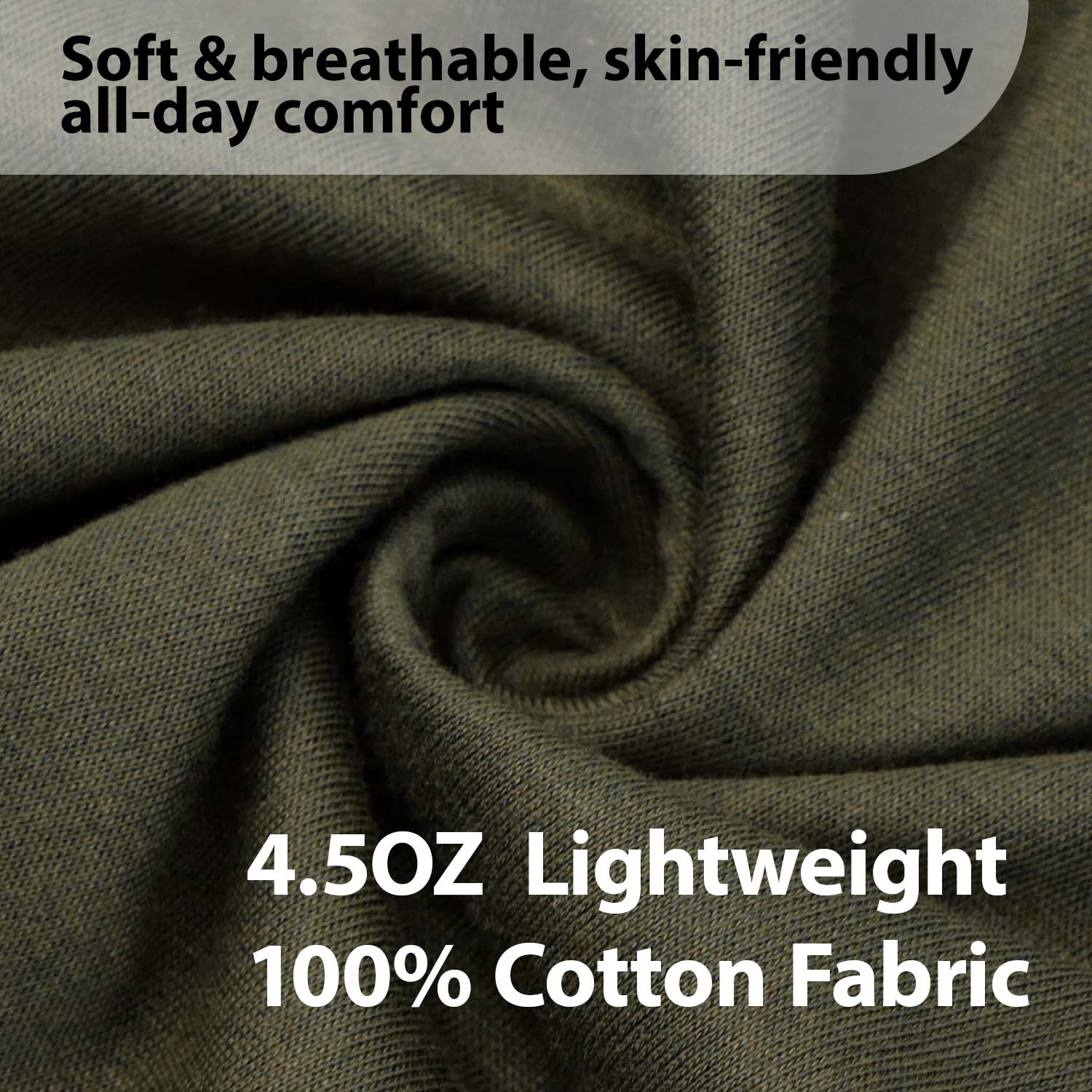 4.5OZ 100%Cotton Lightweight FR Tee with Left Sleeve Print(Clearance: Limit 2pcs)-C117