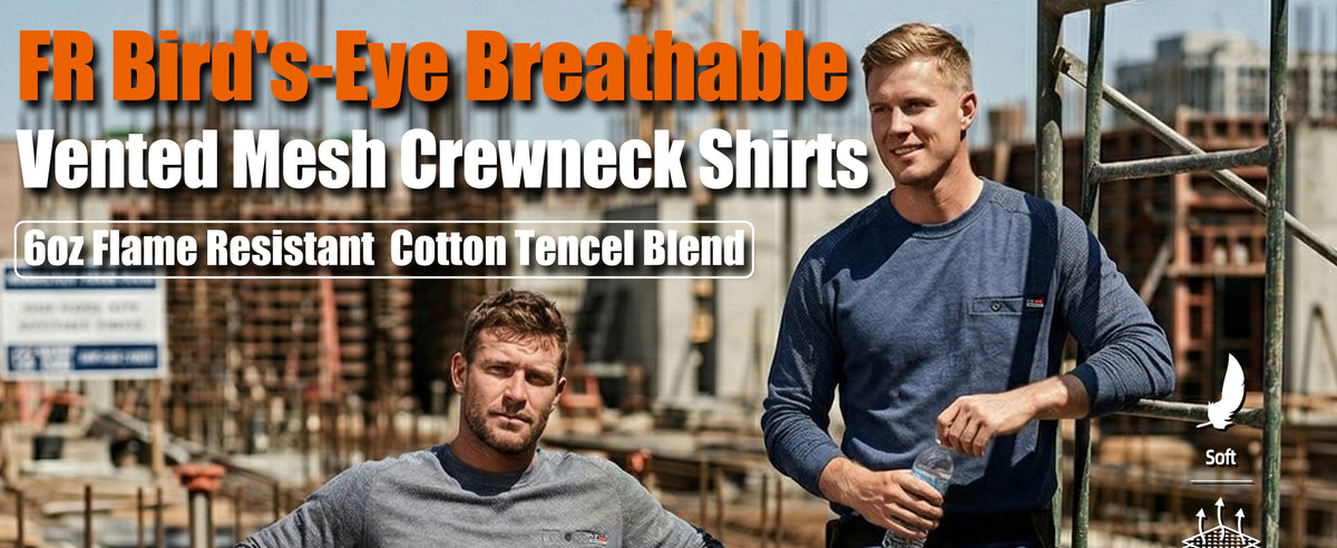 6OZ Breathable Vented Mesh (Sleeve and Underarm) FR T-Shirt- 4435