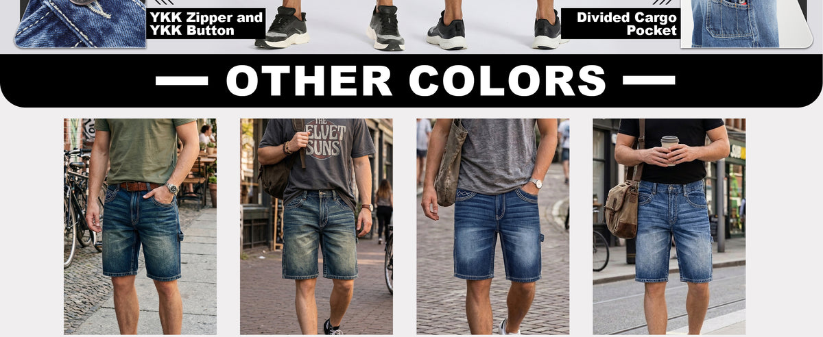 12.5OZ Heavy Duty 100% C Relaxed Denim Shorts (NON-FR)-PN102A