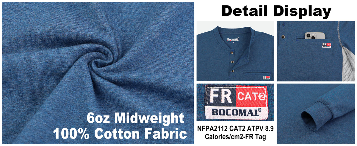 6OZ Breathable Vented Design FR T-Shirts - 6922