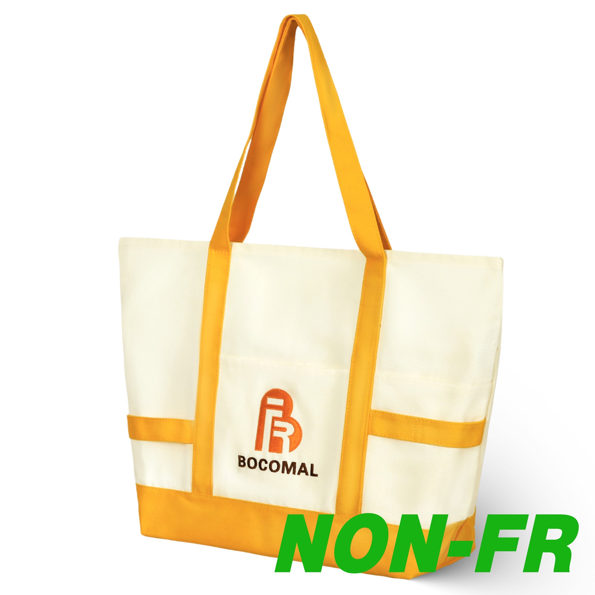 20"x16.5" Premium Reusable Trapezoidal Canvas Tote Bags(NON-FR)