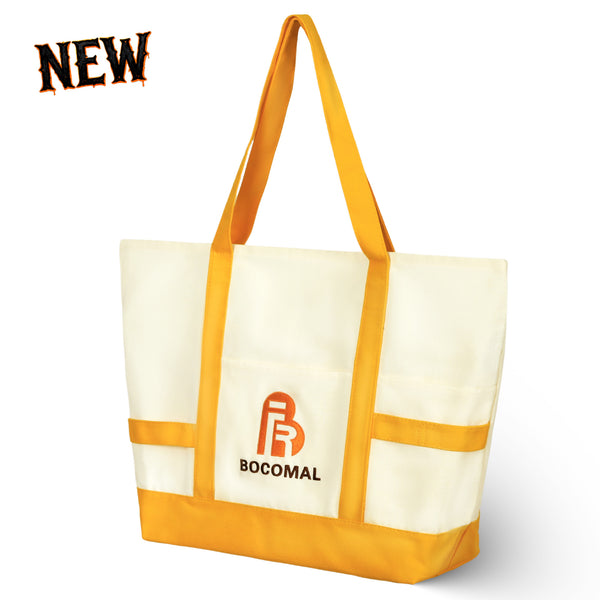 20"x16.5" Premium Reusable Trapezoidal Canvas Tote Bags(NON-FR)