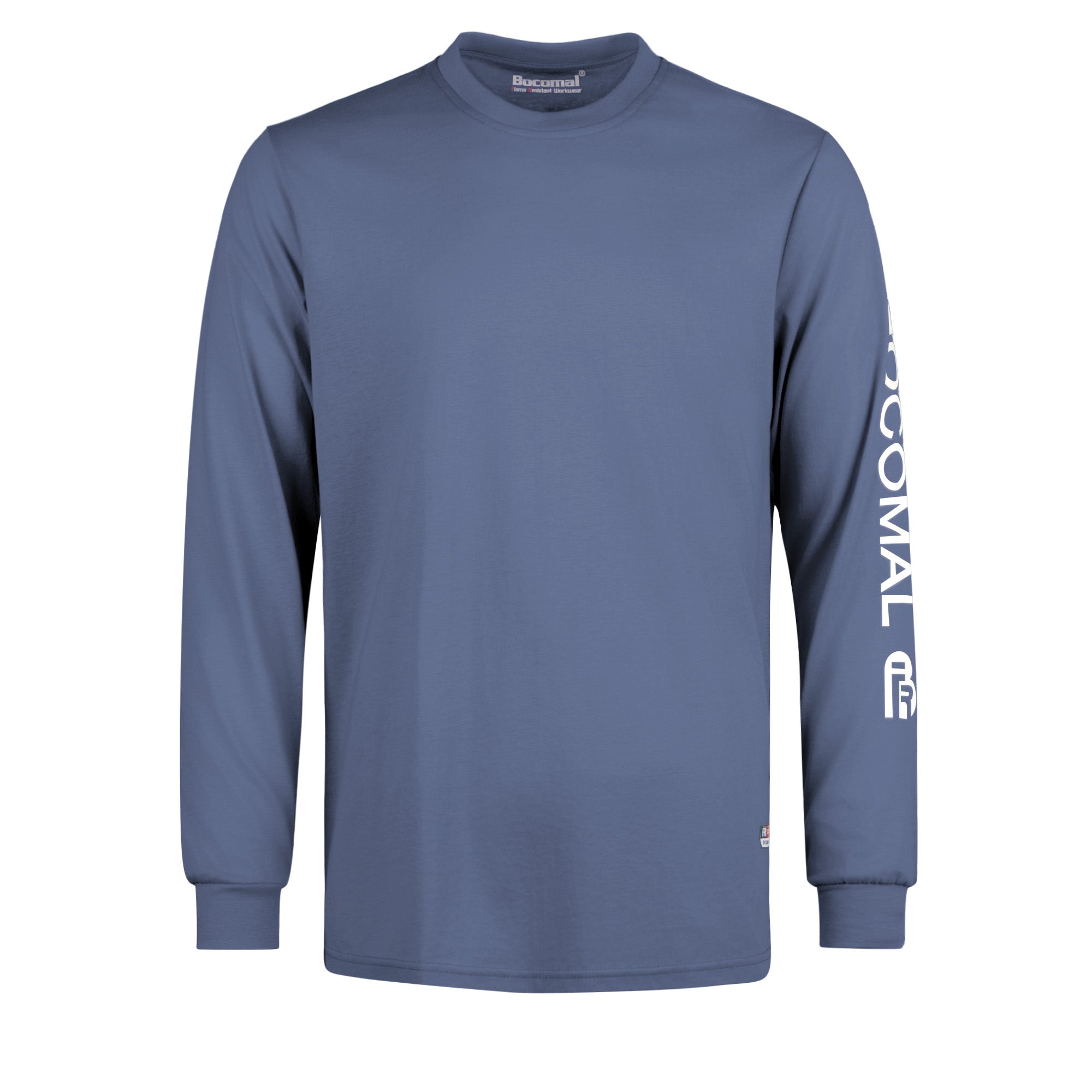 4.5OZ 100%Cotton Lightweight FR Tee with Left Sleeve Print(Clearance: Limit 2pcs)-C117