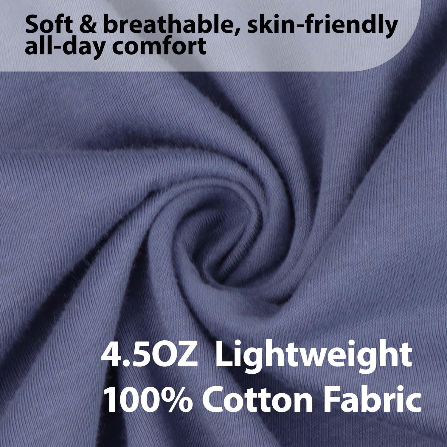 4.5OZ 100%Cotton Lightweight FR Tee with Left Sleeve Print(Clearance: Limit 2pcs)-C117