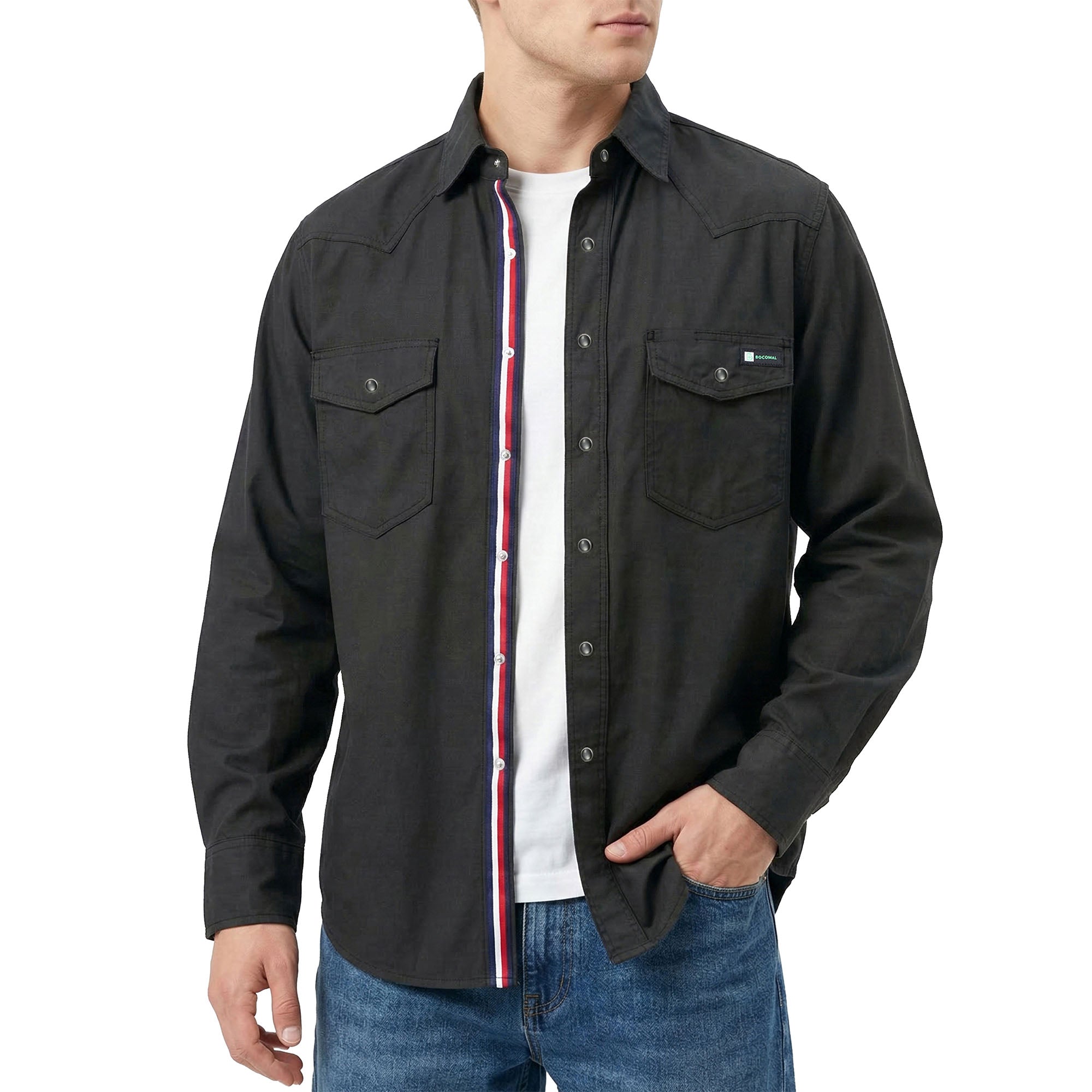 5OZ Lightweight 100% C Chambray Work Shirts(NON-FR) - SH041Q