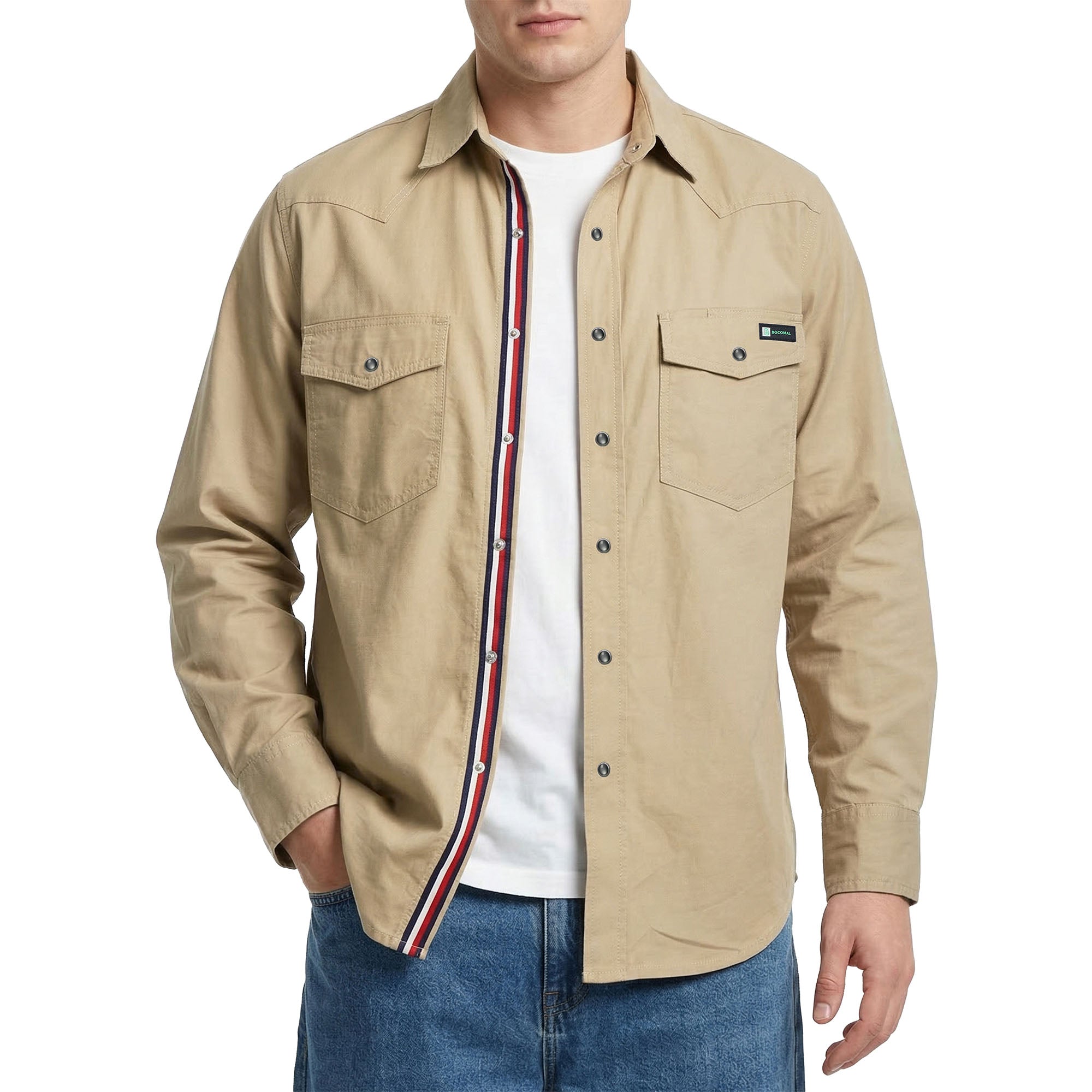 5OZ Lightweight 100% C Chambray Work Shirts(NON-FR) - SH041Q