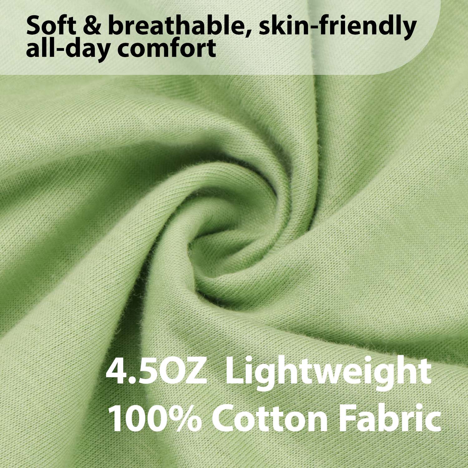 4.5OZ 100%Cotton Lightweight FR Tee with Left Sleeve Print(Clearance: Limit 2pcs)-C117