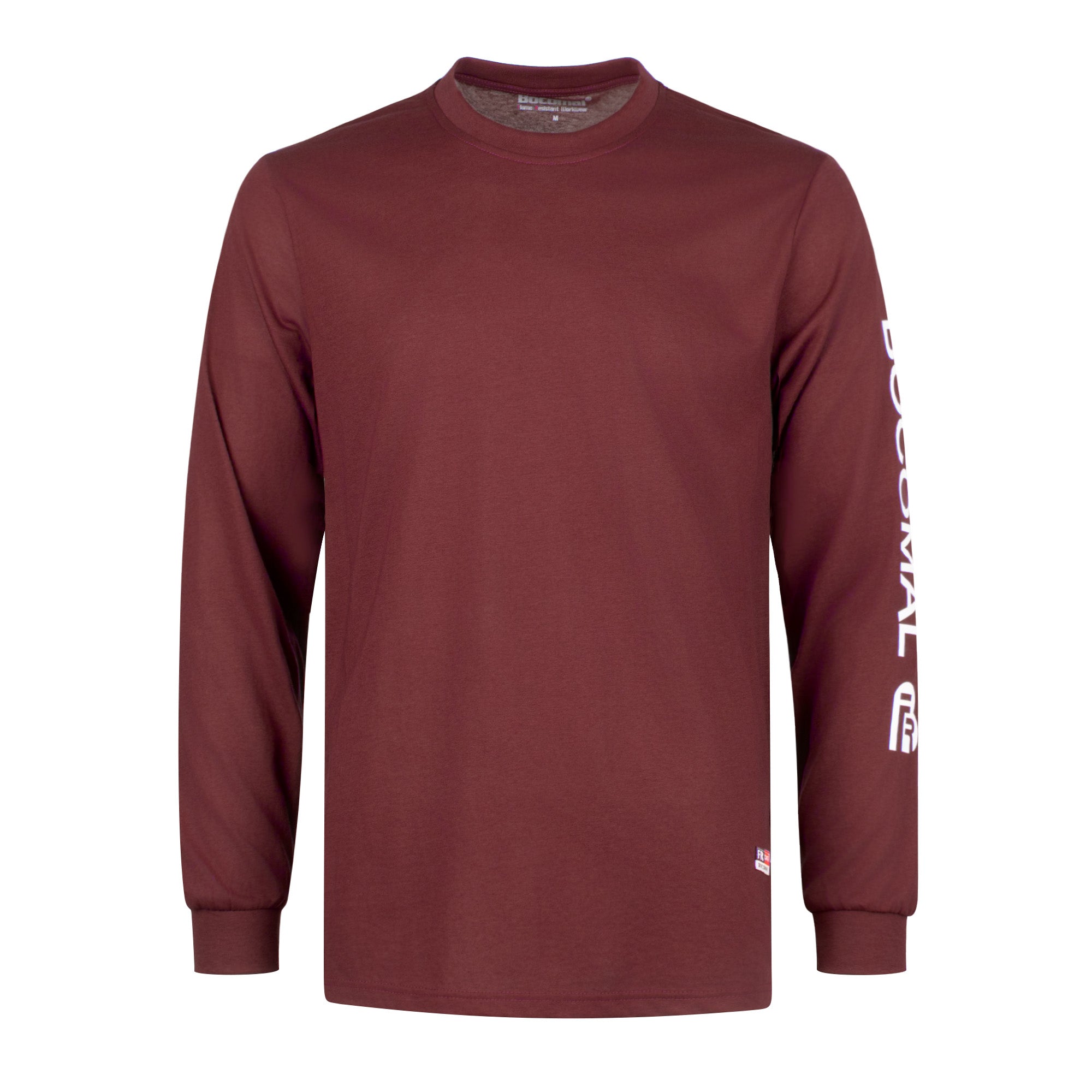 4.5OZ 100%Cotton Lightweight FR Tee with Left Sleeve Print(Clearance: Limit 2pcs)-C117