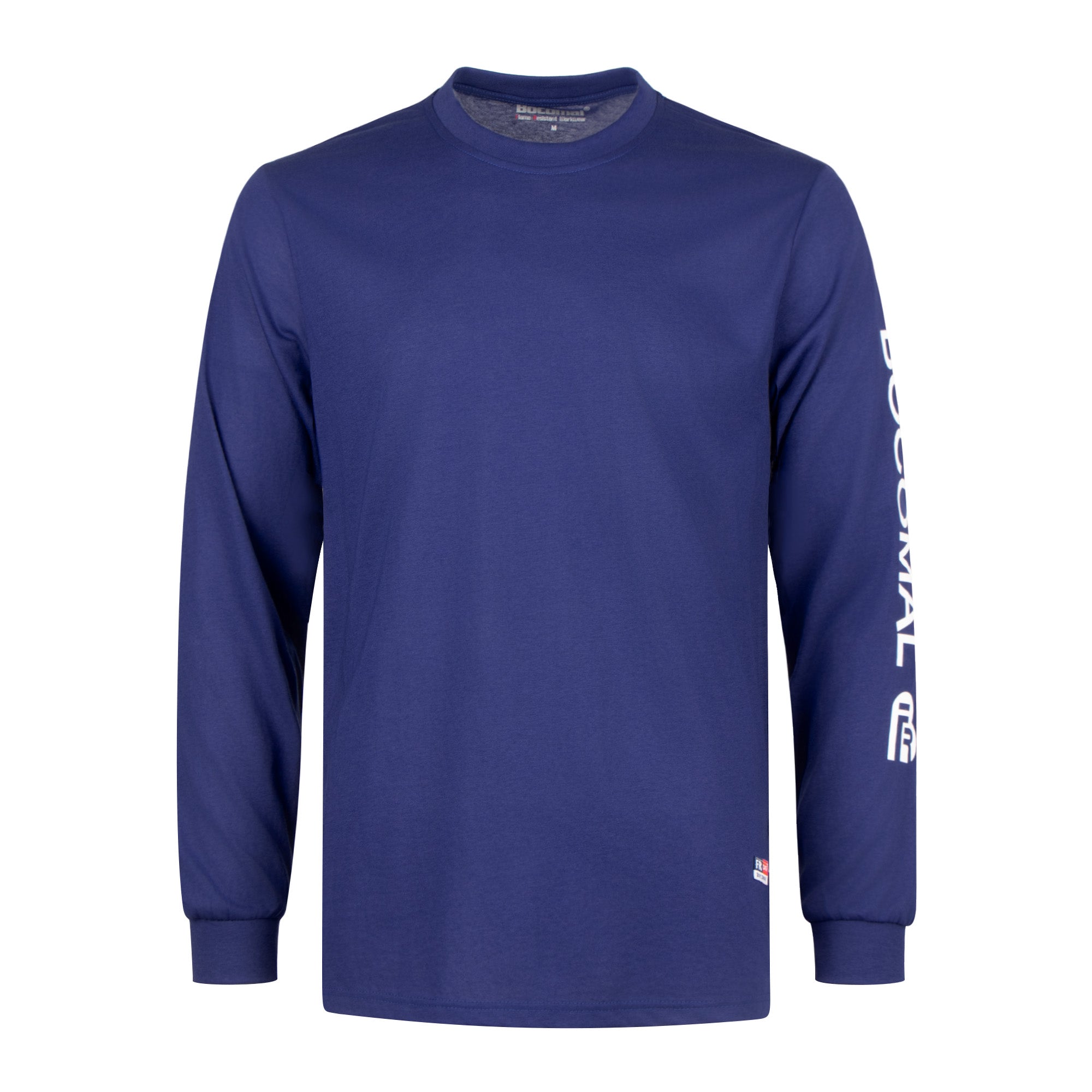 4.5OZ 100%Cotton Lightweight FR Tee with Left Sleeve Print(Clearance: Limit 2pcs)-C117