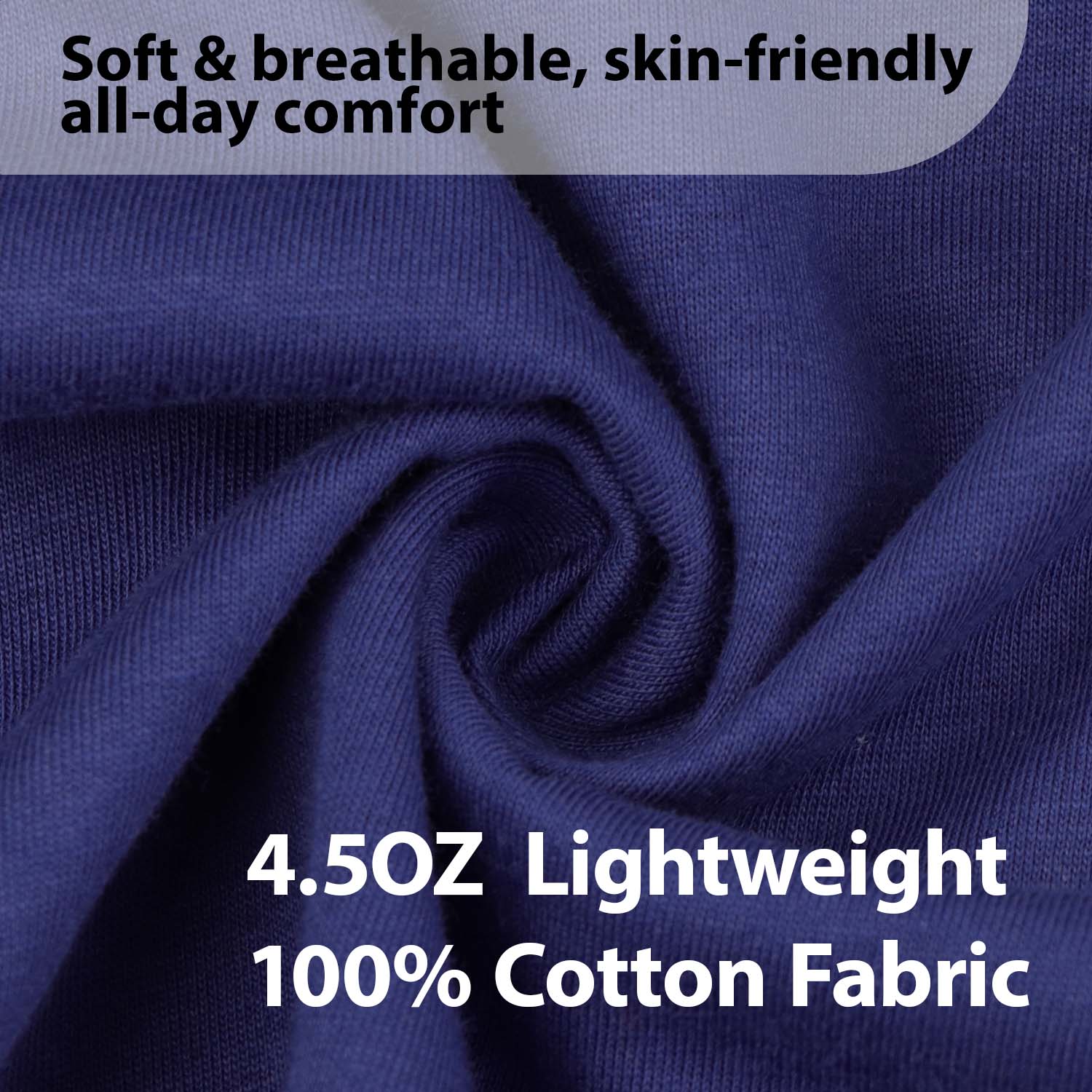 4.5OZ 100%Cotton Lightweight FR Tee with Left Sleeve Print(Clearance: Limit 2pcs)-C117