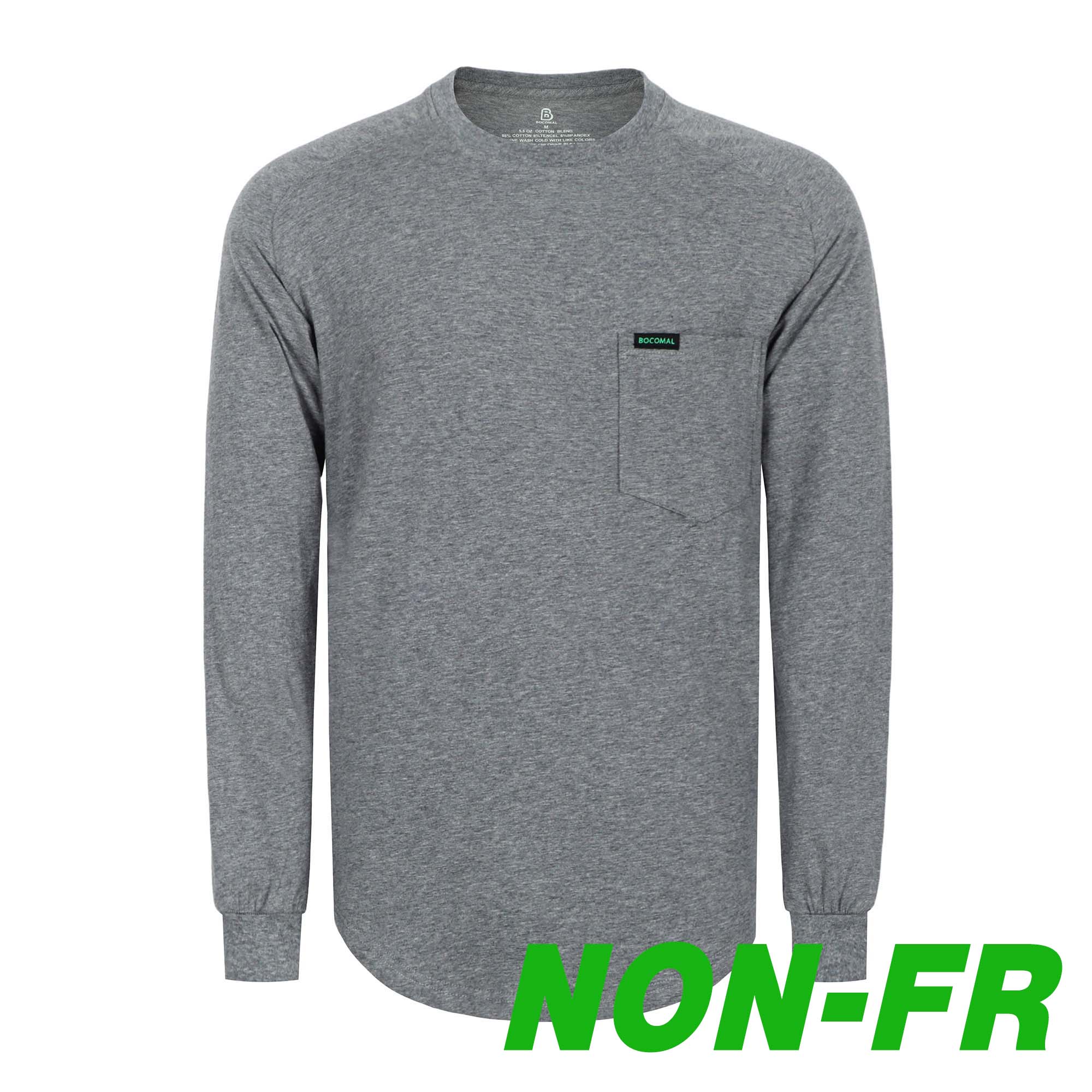 5OZ Soft Cotton Tencel Blended Tee Relax Fit T-Shirt (NON-FR)-TS011A