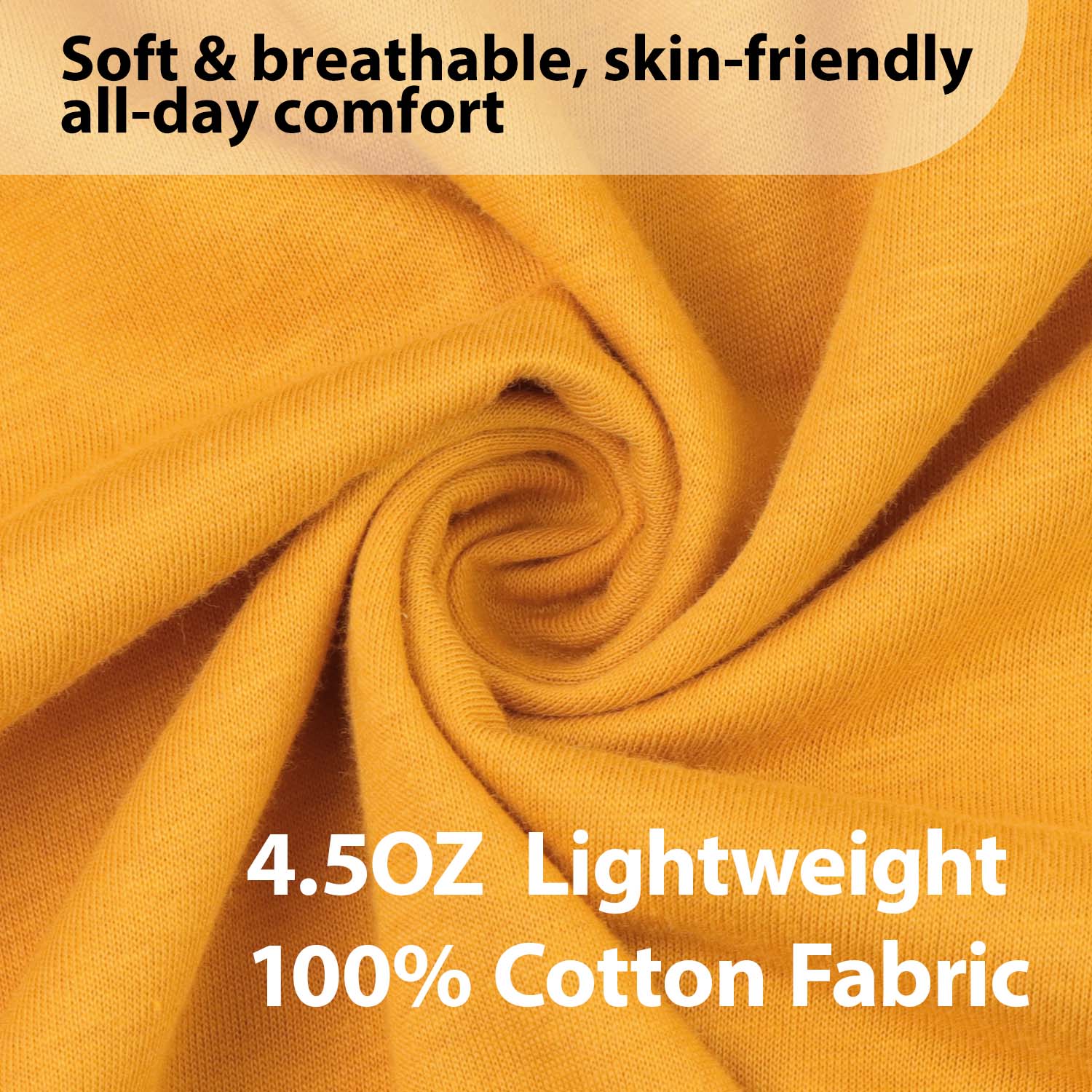 4.5OZ 100%Cotton Lightweight FR Tee with Left Sleeve Print(Clearance: Limit 2pcs)-C117
