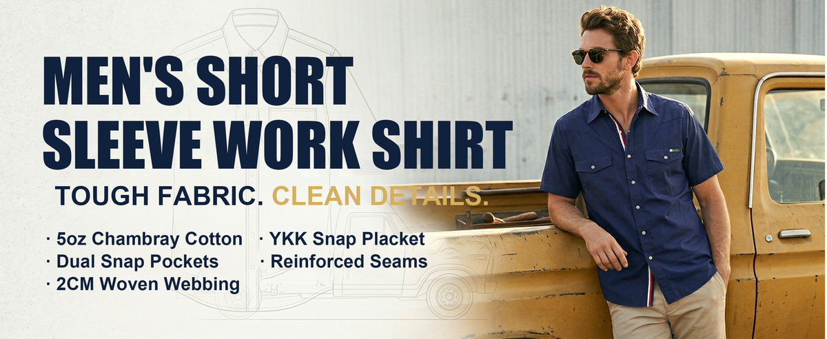 5OZ Lightweight 100% C Chambray Shirt (NON-FR)-SH041L