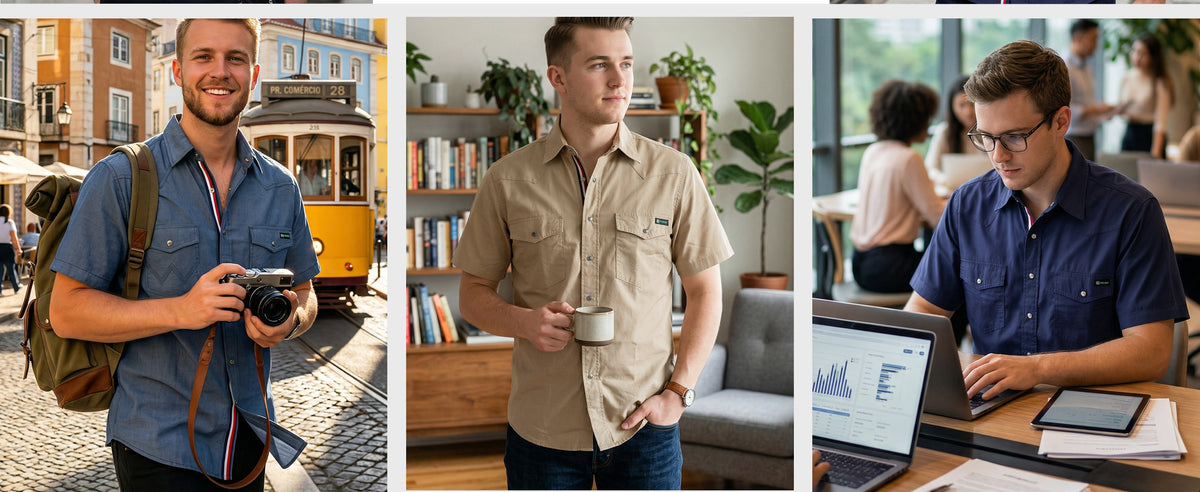 5OZ Lightweight 100% C Chambray Shirt (NON-FR)-SH041L