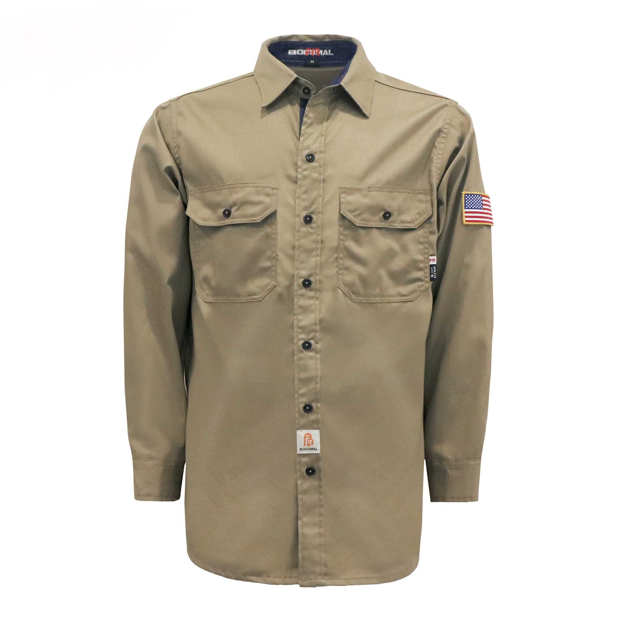 6.5OZ Solid Color Shirt With Water & Oil Repellent Finish-5307