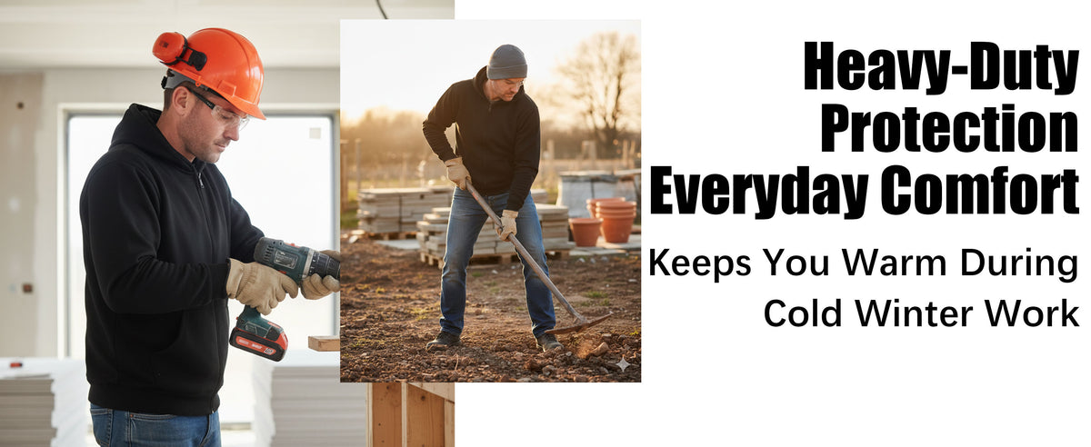 12.5oz Heavyweight Permanent Flame Resistant Modacrylic Cotton Hooded Sweatshirts-9634/9534