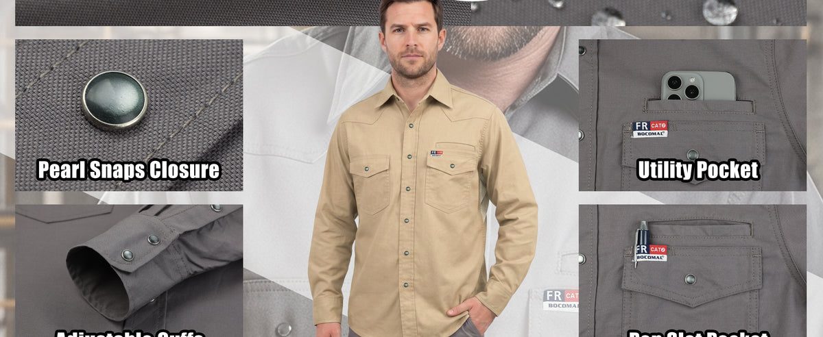 6.5OZ Dura-soft Duck Canvas FR Vented Shirts-0939M