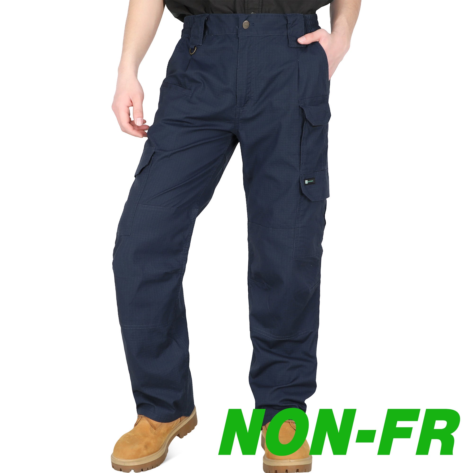 6OZ 10-Pocket Relaxed Fit Stretch Ripstop Cargo Pants（NON-FR）-PN061F