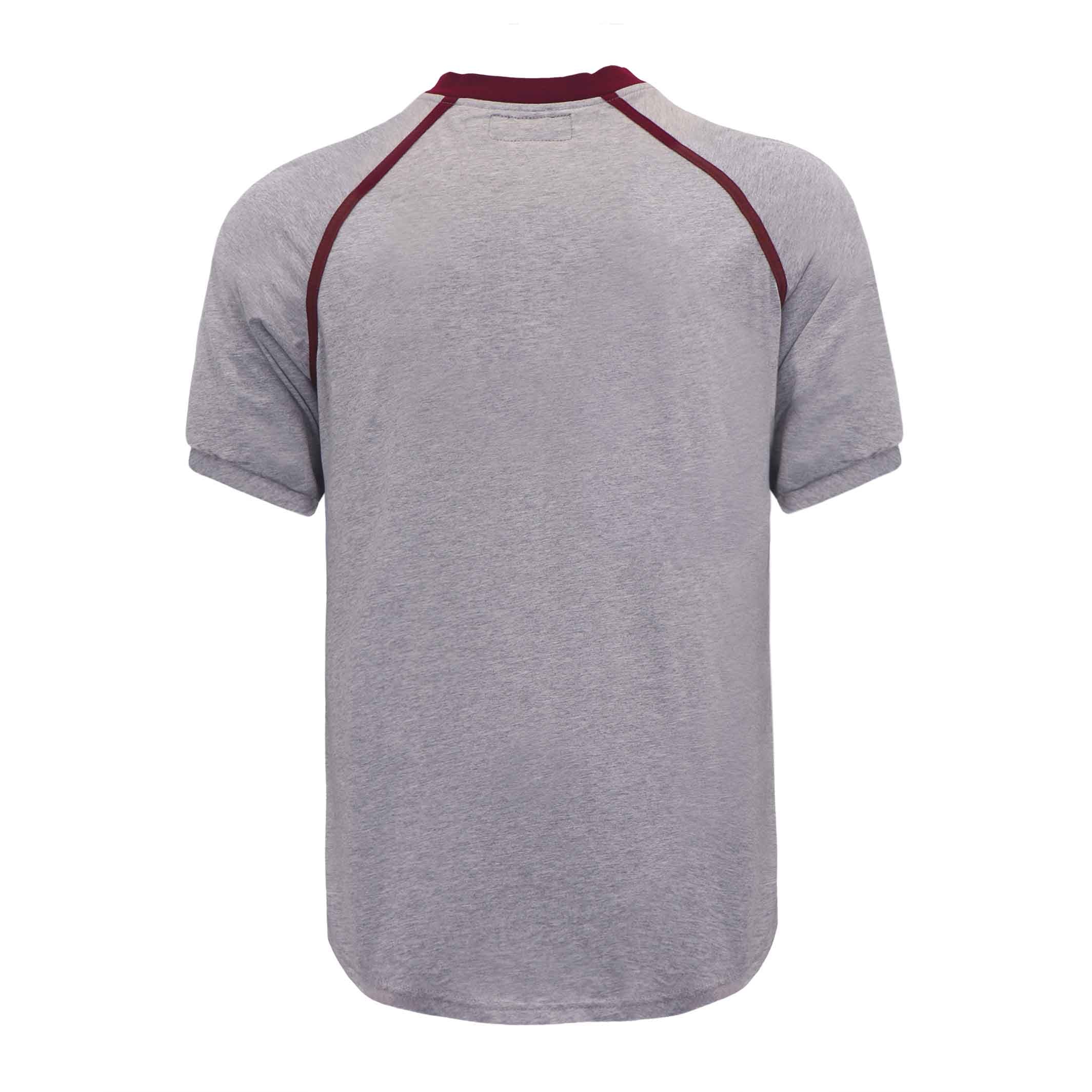 5.5OZ Button Pullover Short Sleeve T-Shirts-4008