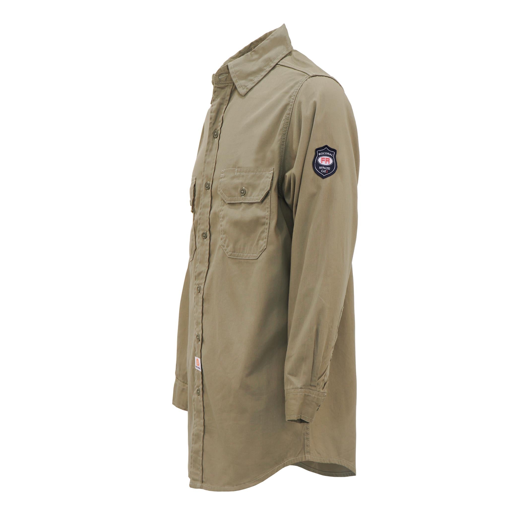 7.5OZ Solid Color Classic Shirts With Button-10801