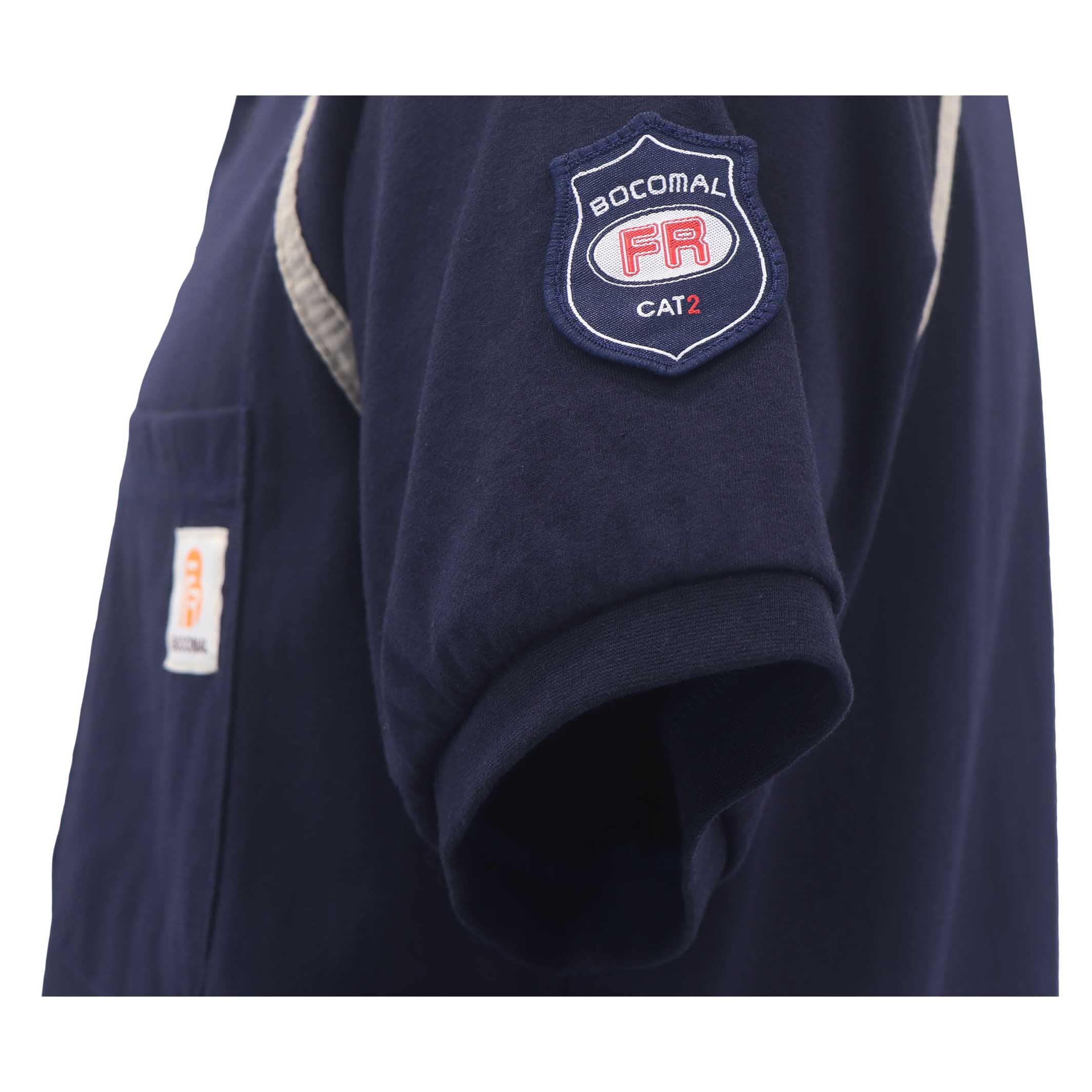 5.5OZ Button Pullover Short Sleeve T-Shirts-4008