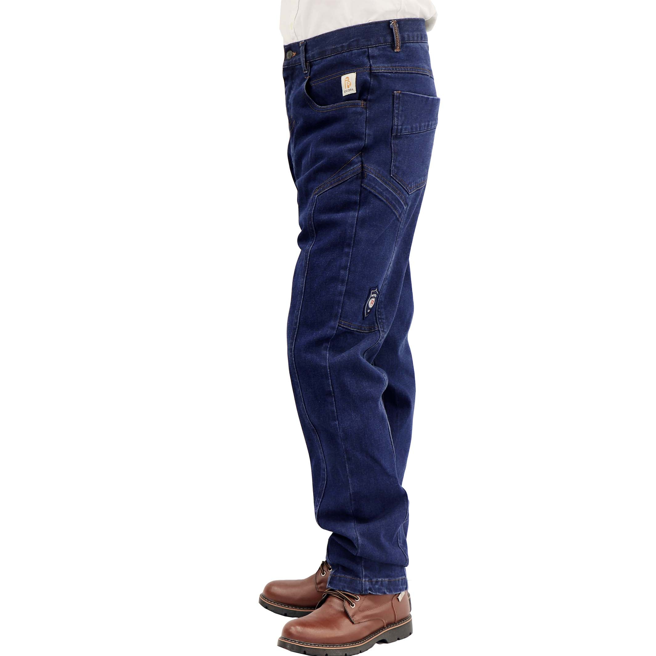 11OZ Jeans With Decorative Line-3515