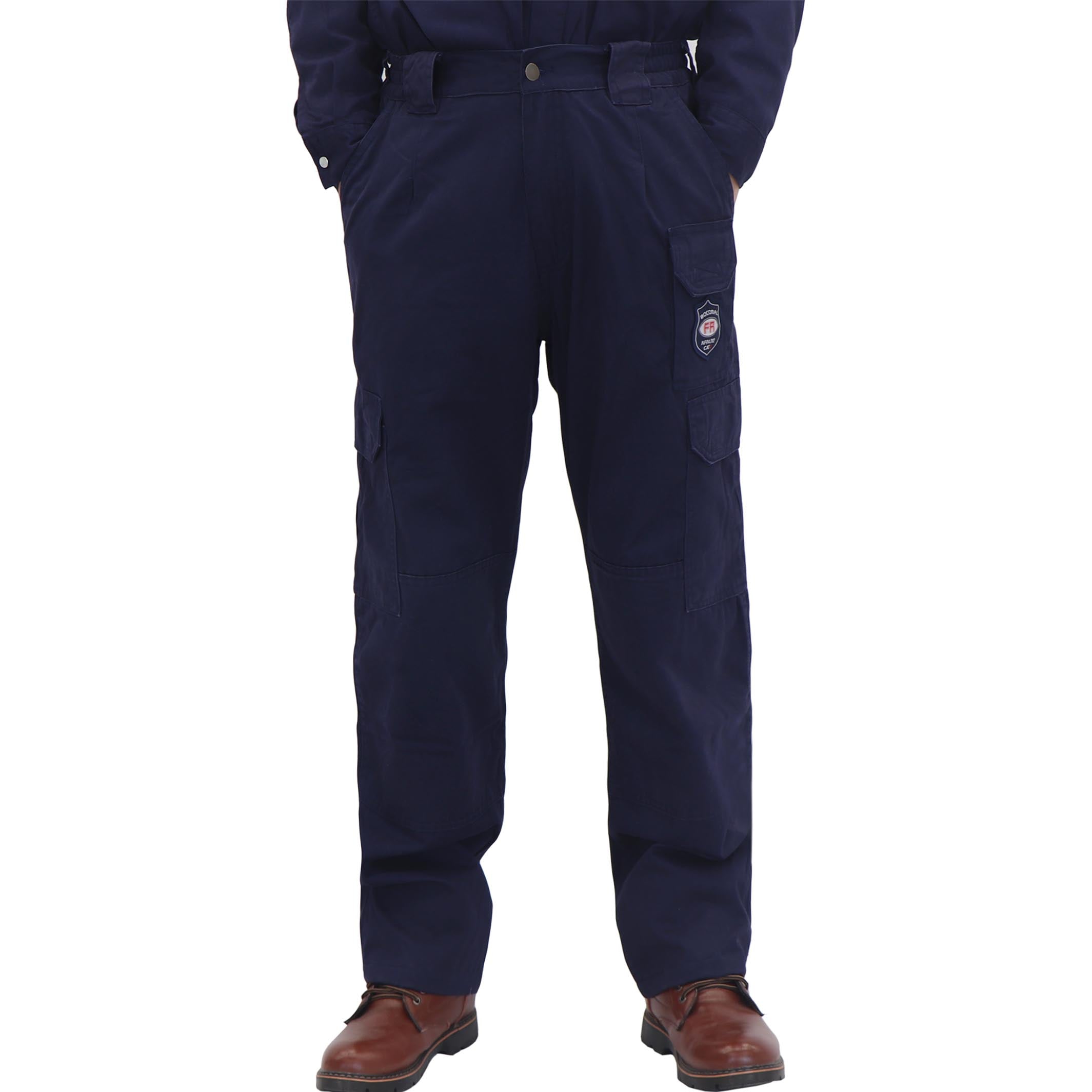 BOCOMAL FR Cargo Pants(multiple pockets) 7.5OZ Lightweight Work Pants For  Men,Rasco Carpenter Pants,CAT 2 nfpa2112 Certified Field Pants,Cotton FR  Pants – Bocomal