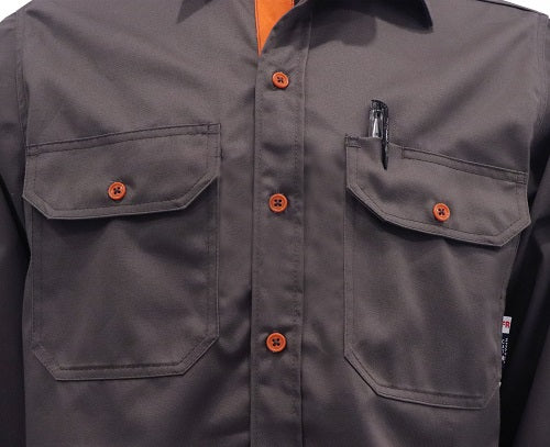 6.5OZ Solid Color Shirt With Water & Oil Repellent Finish-5307