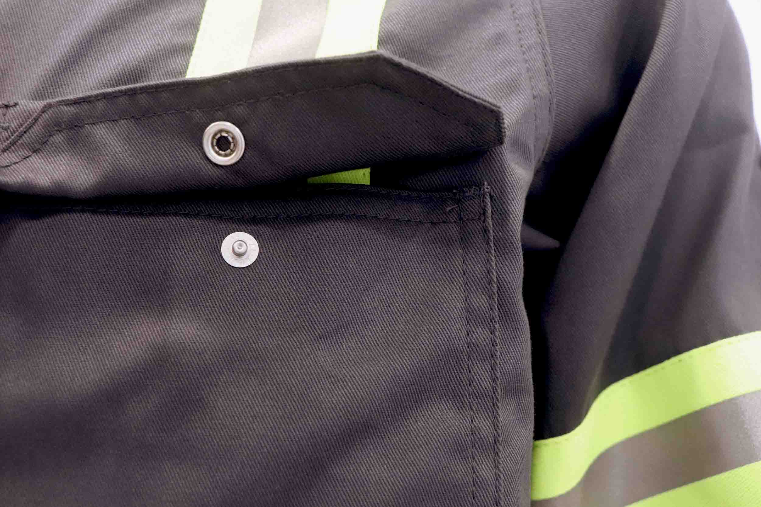 7.5OZ FR Hi Vis Reflective Shirts with Pearl Snap/Type O CLASS 1-0802