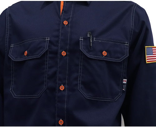 6.5OZ Solid Color Shirt With Water & Oil Repellent Finish-5307