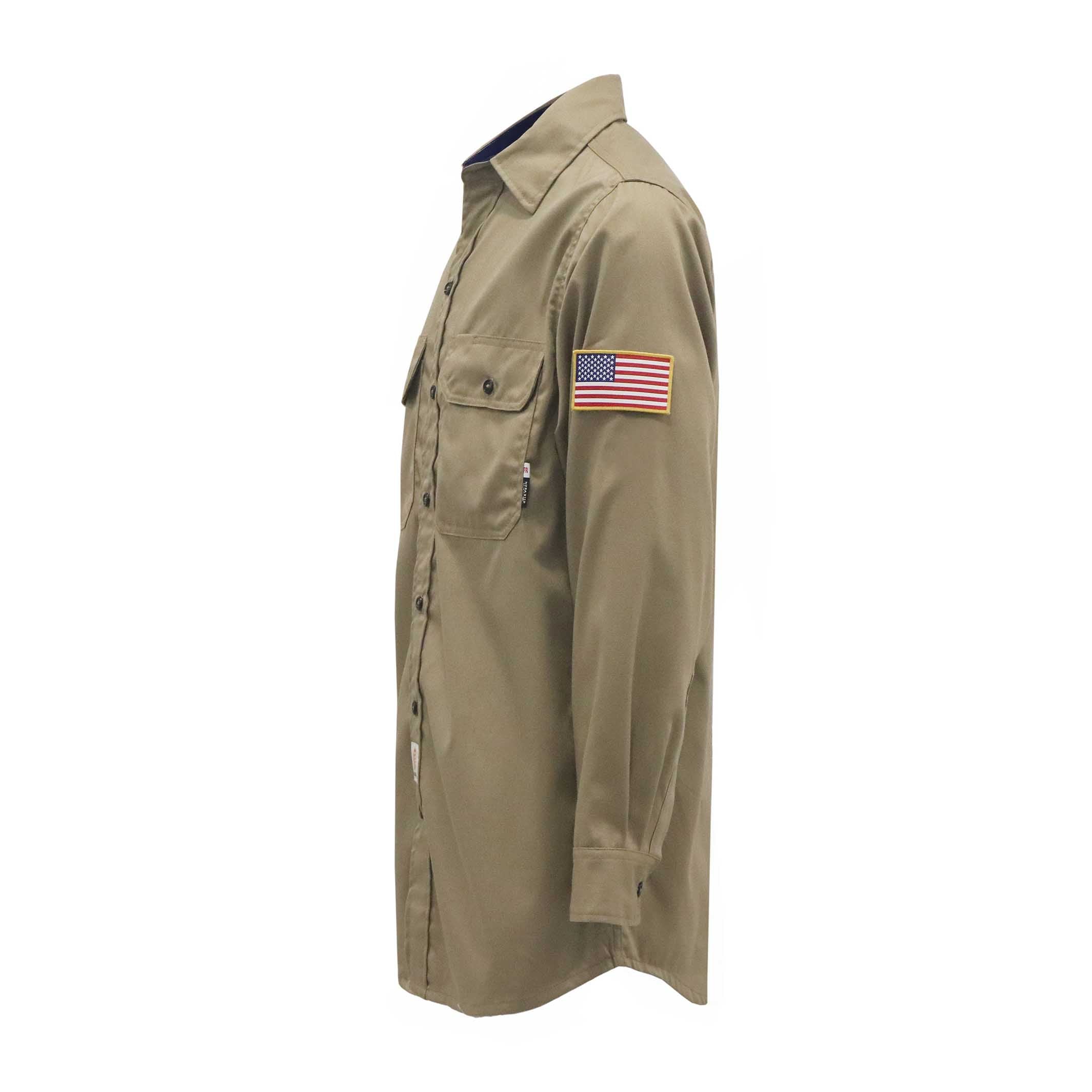 6.5OZ Solid Color Shirt With Water & Oil Repellent Finish-5307